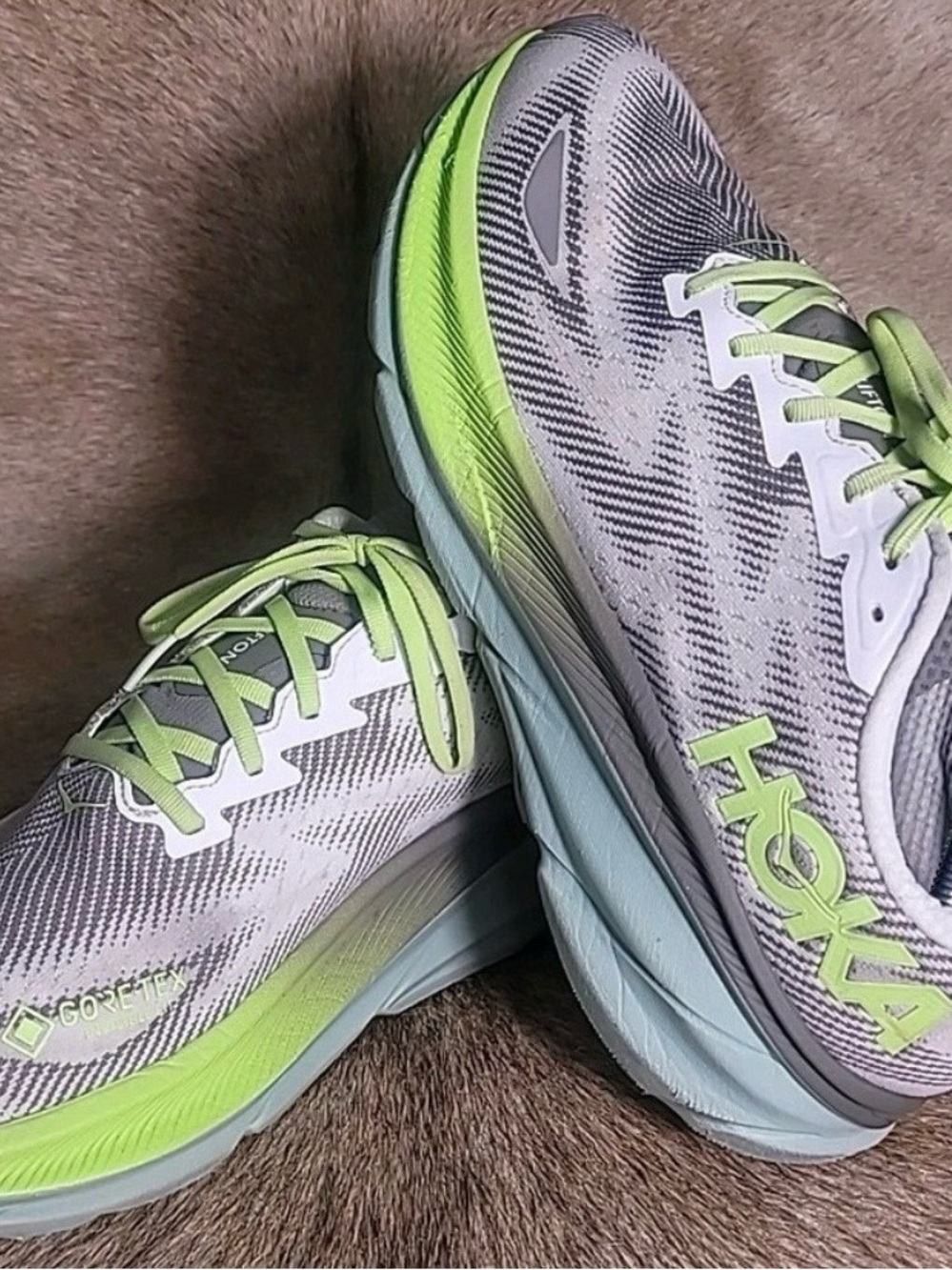 Hoka One One HOKA Clifton 9 GORE-TEX Slate Aloe Vera Mens Size 13D 1141470F-STLV